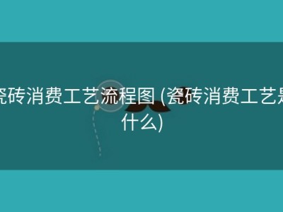 瓷砖消费工艺流程图 (瓷砖消费工艺是什么)