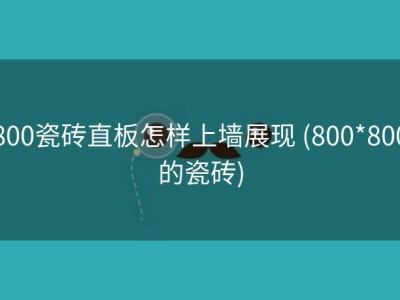 800瓷砖直板怎样上墙展现 (800*800的瓷砖)