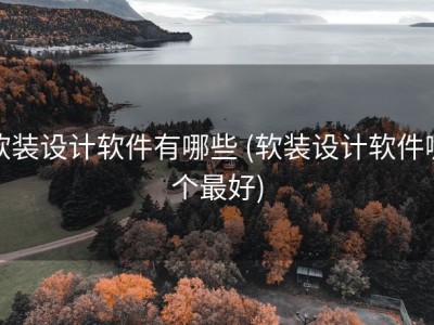 软装设计软件有哪些 (软装设计软件哪个最好)