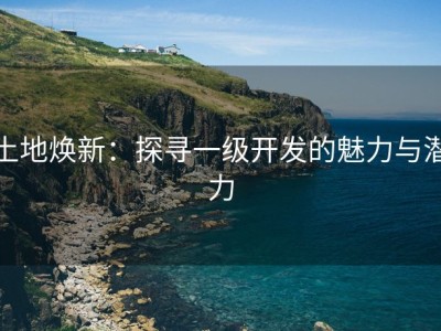 土地焕新：探寻一级开发的魅力与潜力