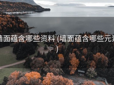 墙面蕴含哪些资料 (墙面蕴含哪些元素)