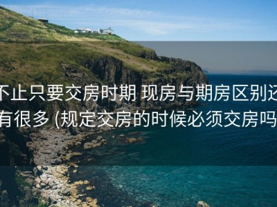 不止只要交房时期 现房与期房区别还有很多 (规定交房的时候必须交房吗)
