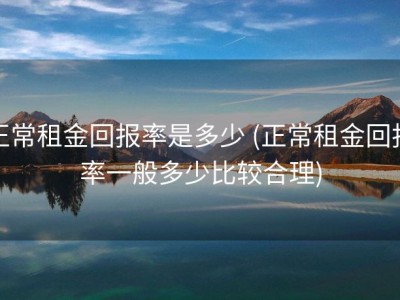 正常租金回报率是多少 (正常租金回报率一般多少比较合理)