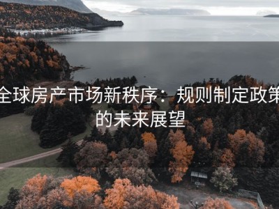 全球房产市场新秩序：规则制定政策的未来展望