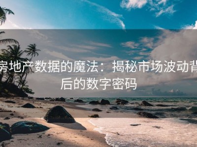 房地产数据的魔法：揭秘市场波动背后的数字密码