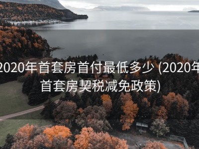 2020年首套房首付最低多少 (2020年首套房契税减免政策)