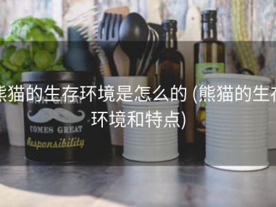 熊猫的生存环境是怎么的 (熊猫的生存环境和特点)