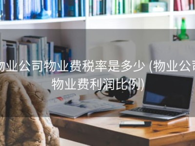 物业公司物业费税率是多少 (物业公司物业费利润比例)