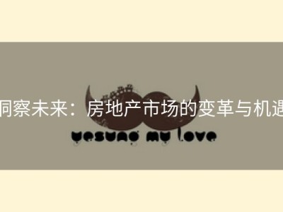洞察未来：房地产市场的变革与机遇