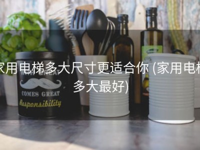 家用电梯多大尺寸更适合你 (家用电梯多大最好)