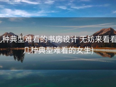 几种典型难看的书房设计 无妨来看看 (几种典型难看的女生)