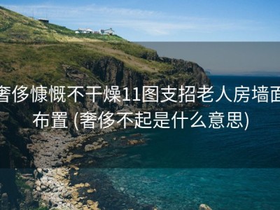 奢侈慷慨不干燥11图支招老人房墙面布置 (奢侈不起是什么意思)