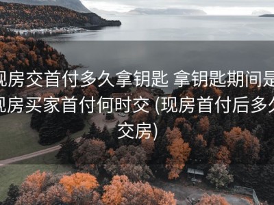 现房交首付多久拿钥匙 拿钥匙期间是 现房买家首付何时交 (现房首付后多久交房)