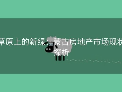 草原上的新绿：蒙古房地产市场现状探析