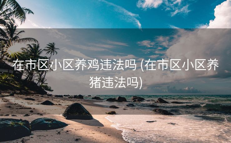 在市区小区养鸡违法吗 (在市区小区养猪违法吗)