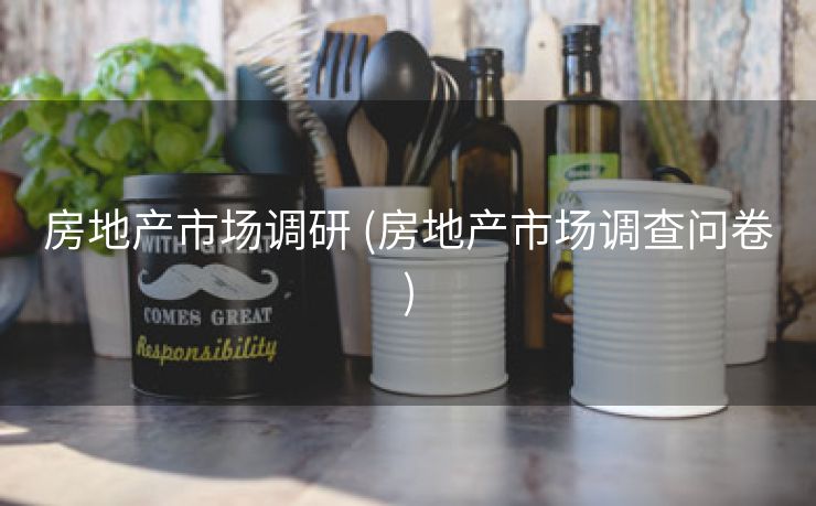 房地产市场调研 (房地产市场调查问卷)