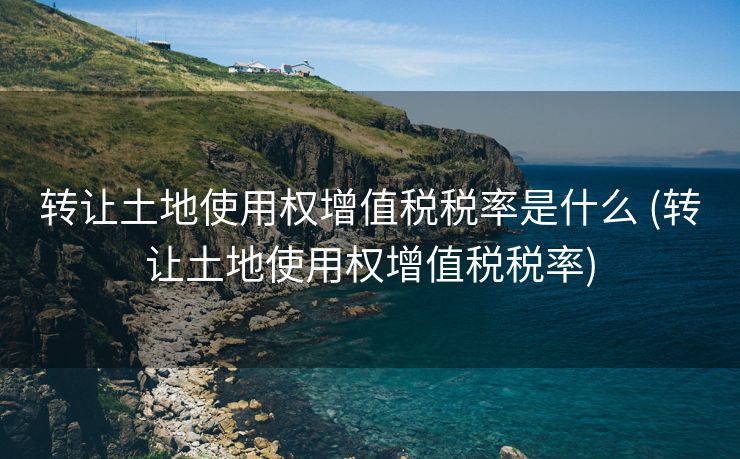 转让土地使用权增值税税率是什么 (转让土地使用权增值税税率)