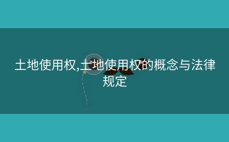 土地使用权,土地使用权的概念与法律规定