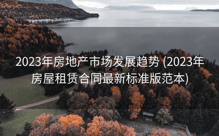 2023年房地产市场发展趋势 (2023年房屋租赁合同最新标准版范本)