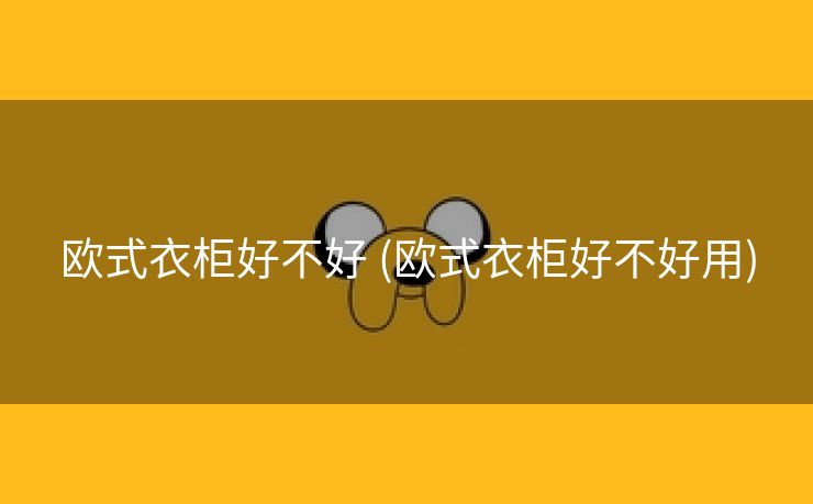 欧式衣柜好不好 (欧式衣柜好不好用)